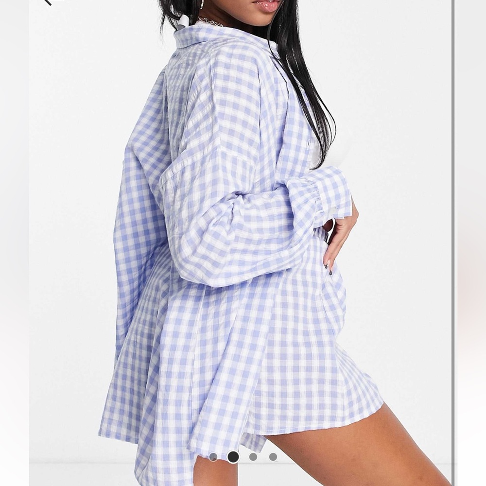 ASOS Gingham Beach Shirt